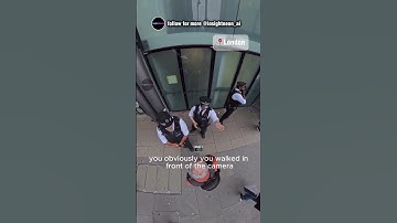 AI in action! This man was caught in real time by facial recognition in London.