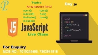 JavaScript Day 20 (Array Iteration Part 2)