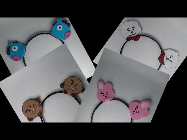 sinsonte corona atmósfera COMO HACER DIADEMAS DE BT21 CON FOMI. #bts #bt21 #manualidades  #CONCIERTOSDEBTS - YouTube