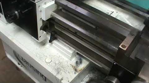 15" Clausing Colchester Lathe Shown Running all feeds