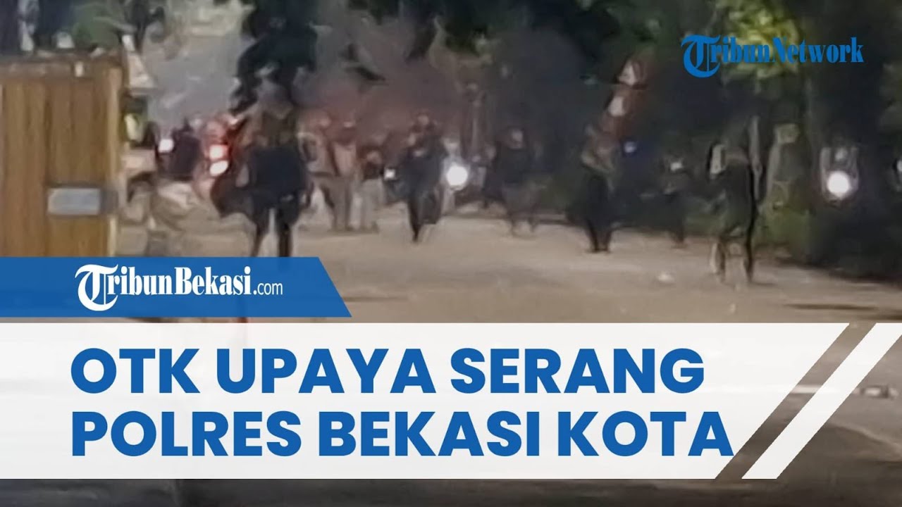 OTK Berupaya Serang Polres Bekasi Kota #bekasi #beritabekasi #PolresBekasikota