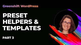 GreenShift WordPress: Preset, Helpers e Templates [ITA]
