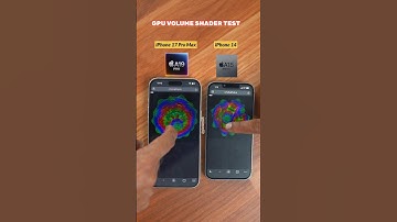 iPhone 14 Vs iPhone 17 Pro Max GPU Volume Shader BM Test