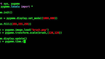 Simple Paint with PyGame