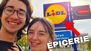 On découvre LIDL en France pour la première fois en couple! - Vlog Maritis (France #10)