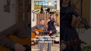 West Virginia My Home by Hazel Dickens on electric violin and guitar. Happy Birthday WV!