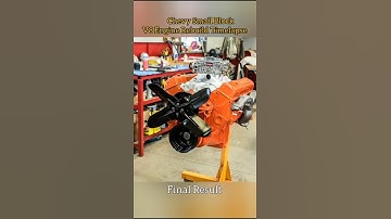 Chevy Small Block V8 Engine Rebuild Timelapse #Shorts #youtube #cars #automobile #viralshorts #asmr