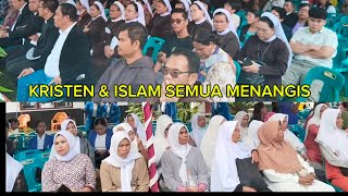DISINI ISLAM dan KRISTEN SATU MIMBAR, SEMUA MENANGIS