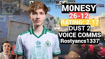 m0NESY DESTROYS (26-12) opponents on FACEIT CS2