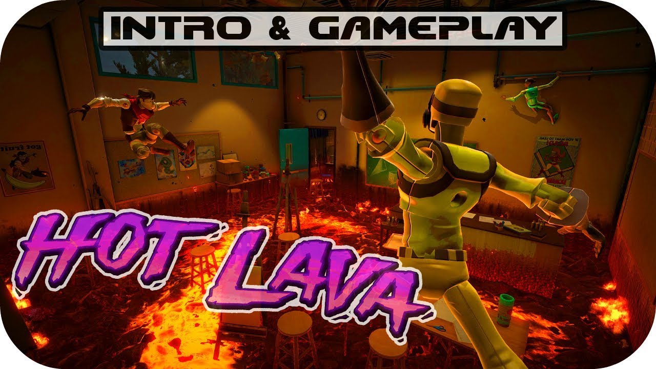 Hot Lava Video Game Intro & Gameplay PC YouTube