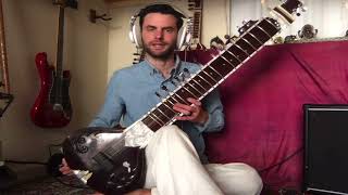 Travel Electric Sitar. Varanasi Gandhar-Pancham made for Will Marsh Music. screenshot 2