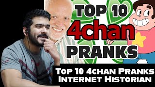 Top 10 4chan Pranks (Internet Historian) reaction