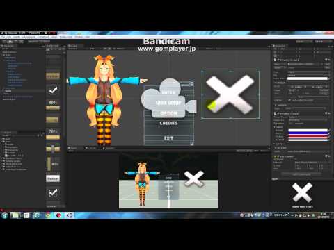 UNITY　NGUIでメニューを作ってみた。