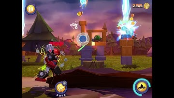 ANGRY BIRDS TRANSFORMERS DESBLOQUEO A SENTINEL PRIME.