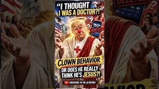 Trump Really Said “I Thought I Was a Doctor”… After Posting Himself as Jesus 🤡 #trump #donaldtrump