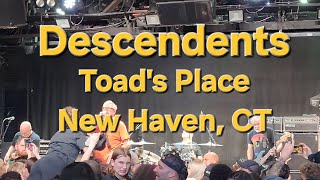 Descendents live - Van/&#39;Merican/Weinerschnitzel/Love/Myage - Toads Place - New Haven, CT 4/9/24