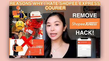 HOW TO REMOVE SHOPEE EXPRESS COURIER OPTION : HACK 2021💯