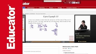Basic Math: Scale Drawings