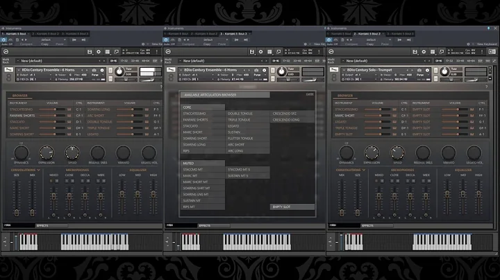 8Dio Century Ensemble Brass - 6 Horns