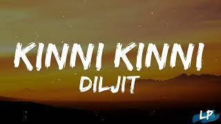Diljit Dosanjh: Kinni Kinni (Lyrics Video) GHOST | Thiarajxtt, Raj Ranjodh | Latest Punjabi Song |