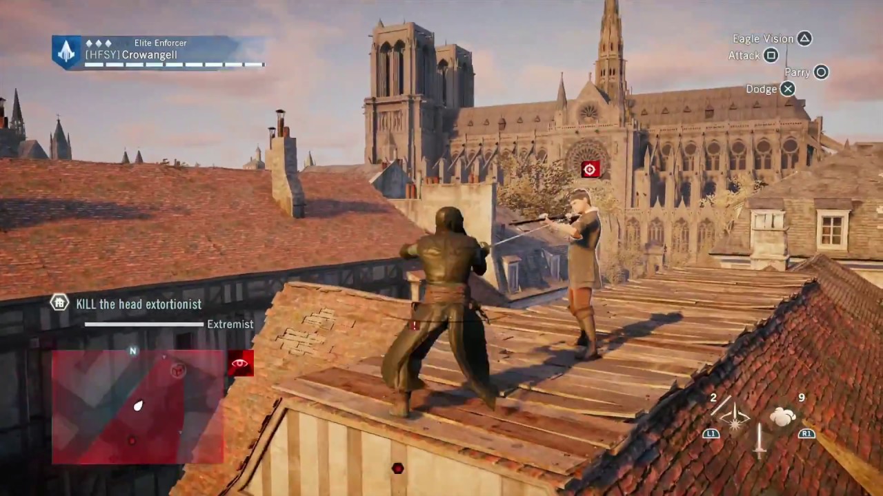 AC Unity Social Club Extortion Contortion Missions Gameplay