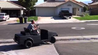 Bad ass hydro golf car cart
