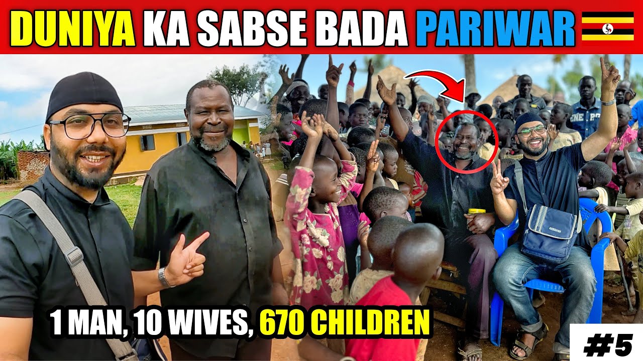 🇺🇬 A Man With 10 wives, 98 Children and 670 Grandchildren Shocked Everyone: WORLD'S BIGGEST FAMILY
