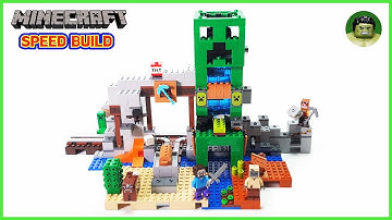 LEGO MINECRAFT 21155 The Creeper Mine - Speed Build