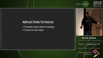 C++Now 2019: David Sankel “The C++ Reflection TS”