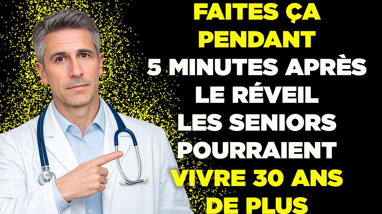 Après 65 ans, faites ceci chaque matin : des années de vie en meilleure santé ?