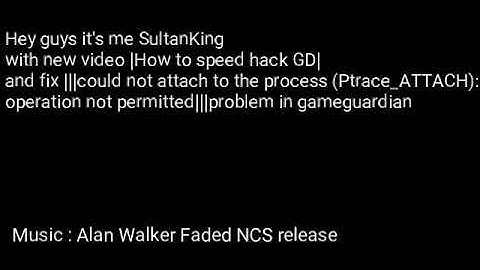 How to speedhack GD 2.11 on android and fix 105 GameGuardian problem