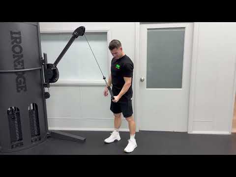 Single Arm Underhand Cable Tricep Pushdown - Booty N Buff App