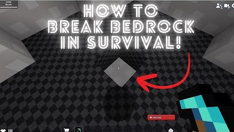 How to get UNDER BEDROCK in SURVIVAL || bloxd.io!