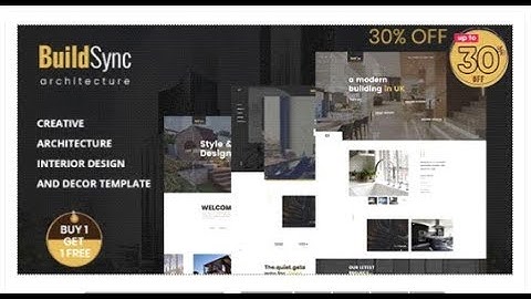 Build Sync - Architecture & Interior HTML Template | Themeforest Templates
