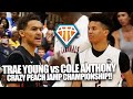 Trae Young vs Cole Anthony in CRAZY Peach Jam Final!! | + Michael Porter Jr GETTING BUSY