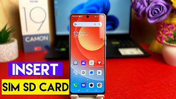 How To Insert SIM & SD Card in Tecno Camon 19