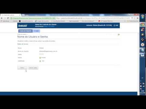 Editar Informações do E-mail Embratel