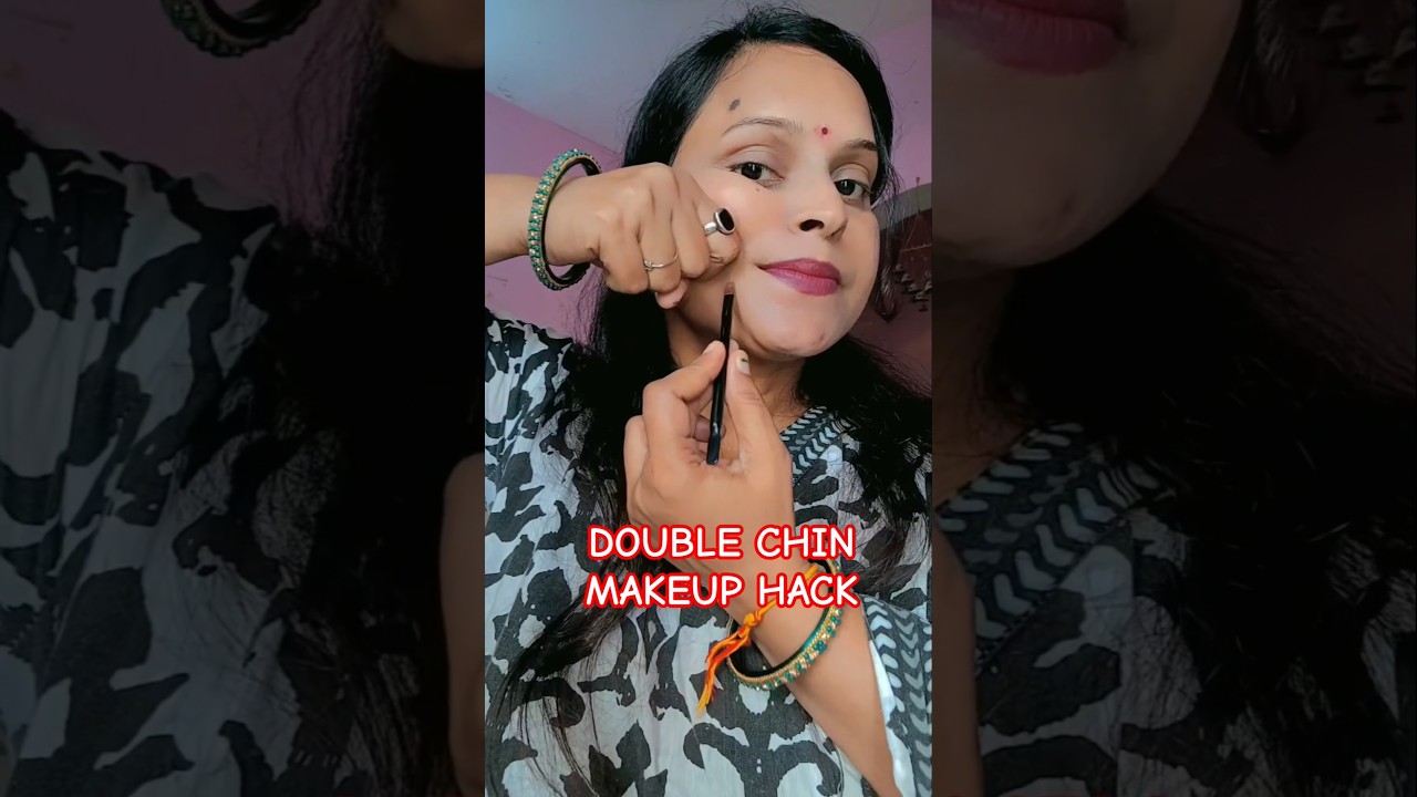 Double Chin Makeup Hack 