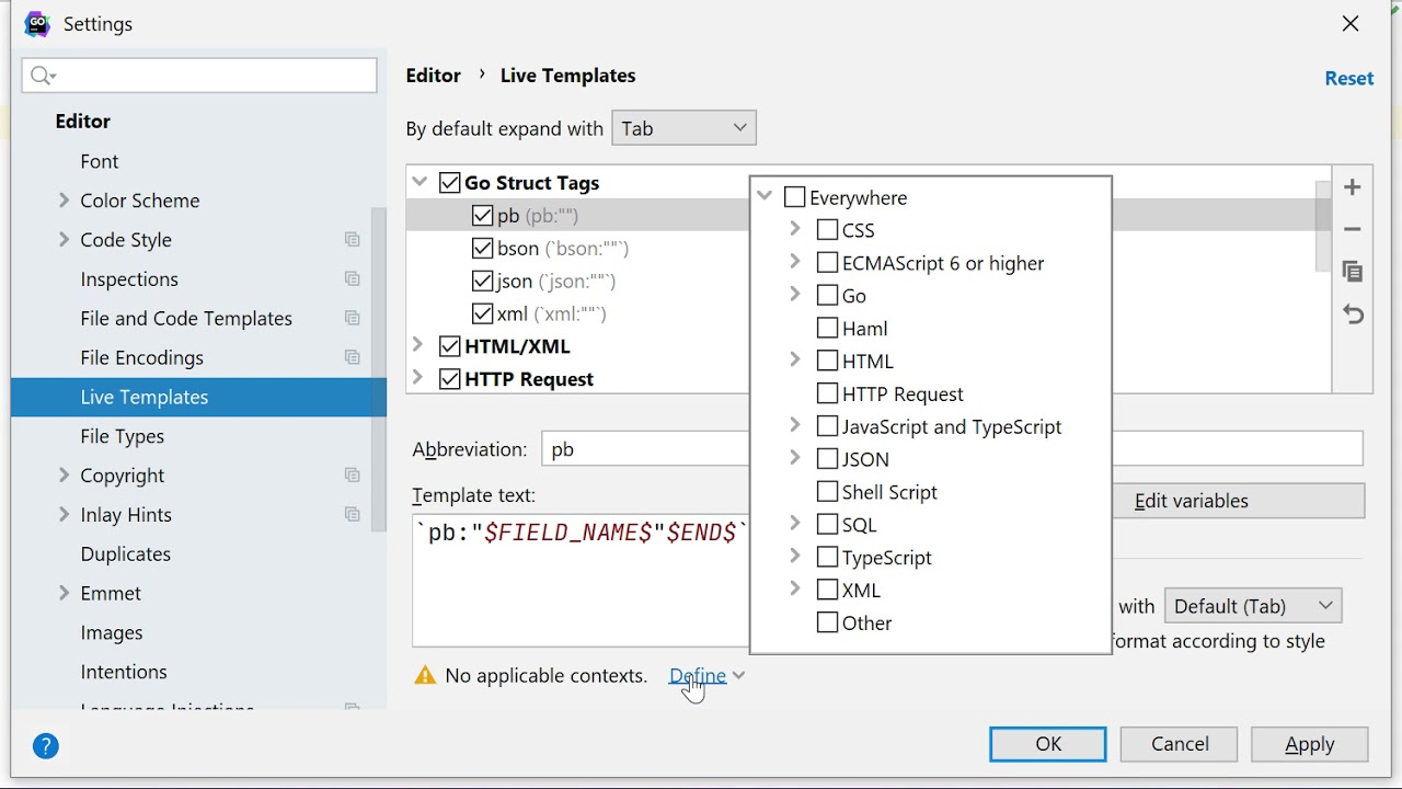 Custom Structure tags - GoLand Guide Custom Structure Tags - Goland Guide