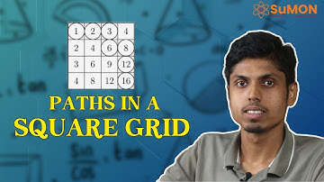 Extreme values of paths in a square grid | Raghunath JV | sumonmath.com