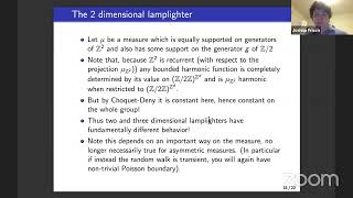 Joshua Frisch - The Poisson boundary and bounded harmonic functions on groups (Lecture 2)