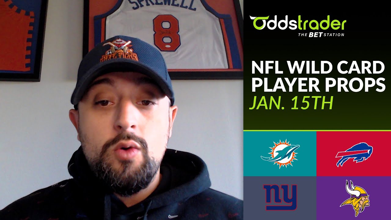 NFL Wild Card Weekend Player Props OddsTrader Best Bets Picks by Jefe