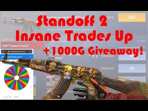 Insane Trades-up + 1000G Giveaway! | Standoff 2 Marketplace Promotion/ Skin Codes