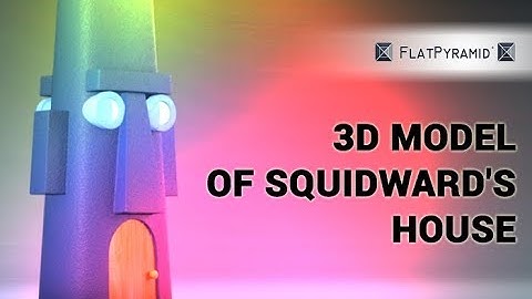 3D Model of Squidward