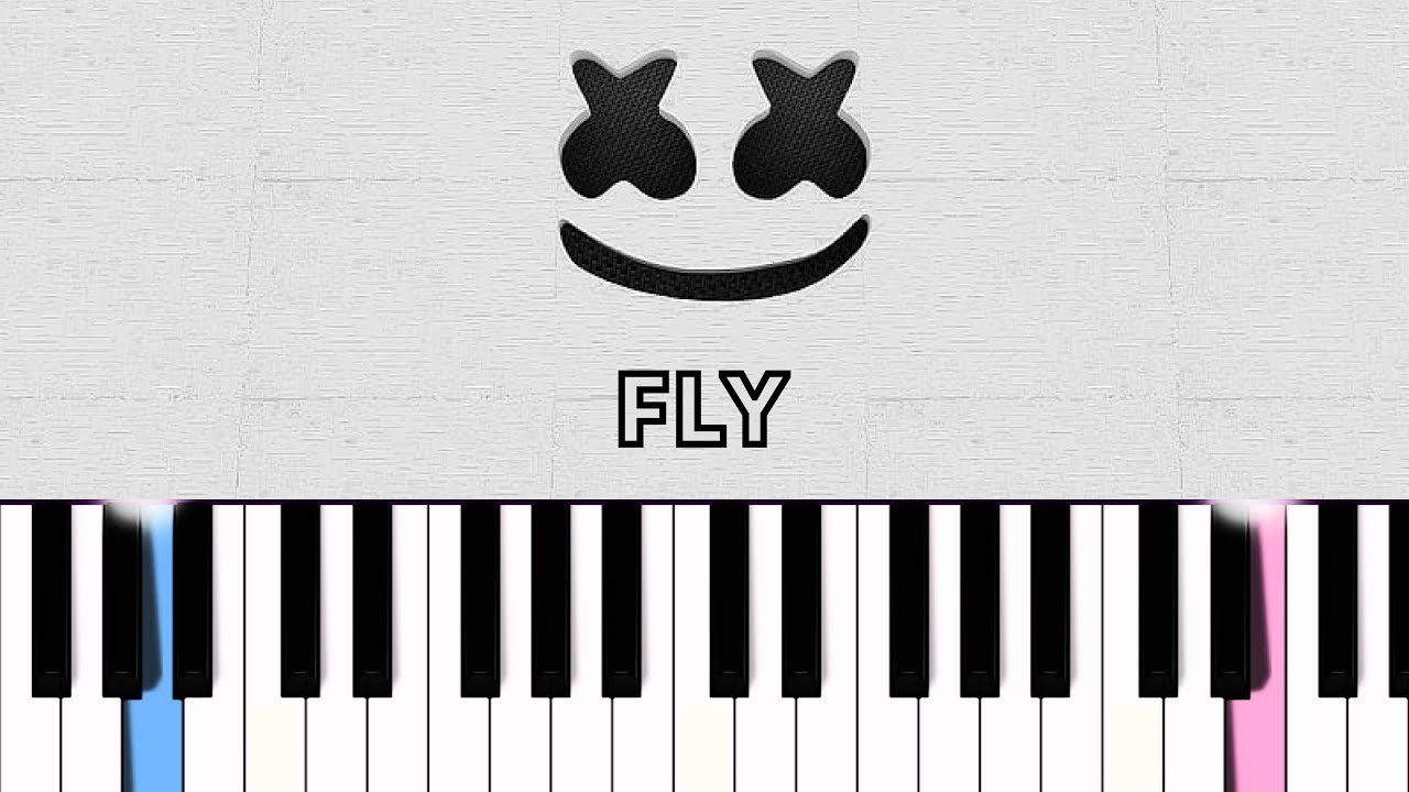 Marshmello - FLY | Easy Piano Tutorial - YouTube