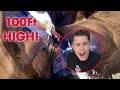 Overcoming Fear! 100 foot Cliffs!