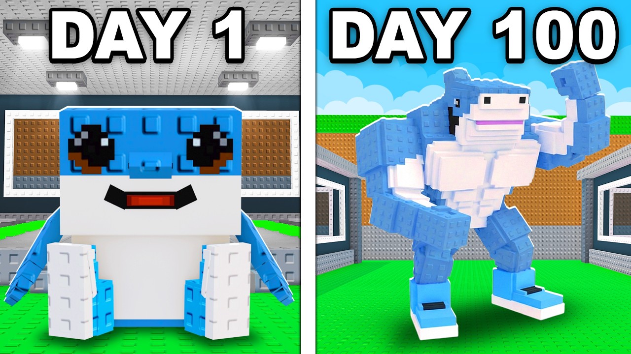 I Spent 100 DAYS as TRALALERO TRALALA