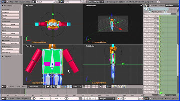 Blender Tutorial Importing Motion Capture Data (.bvh) Files and Setting Up a Simple Rig Part 2