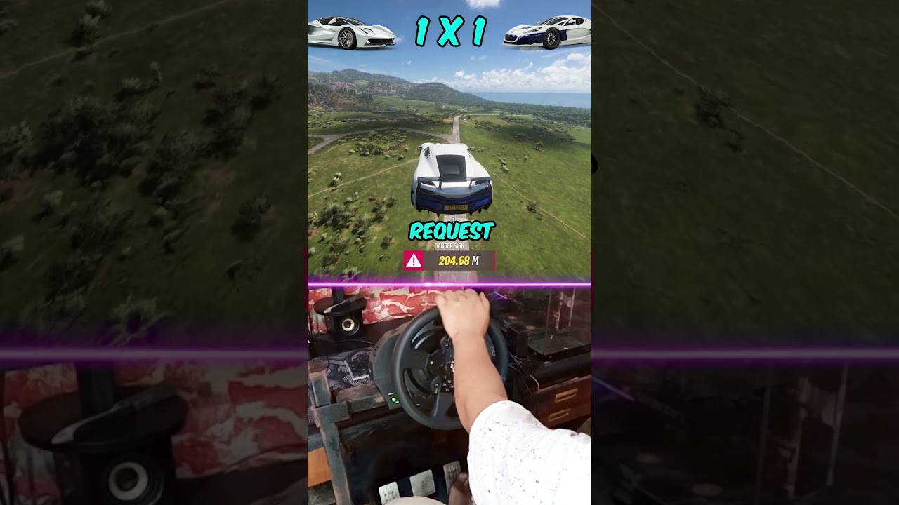 Fastest Electric Car Extreme test🔥🔥Lotus Evija X Rimac Nevera🔥🔥 Forza Horizon 5 Steering Wheel