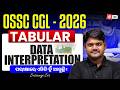 OSSC CGL 2026 | Odisha CGL Maths Classes | Data Interpretation (Caselet &amp; Tabular) by Sarangi Sir